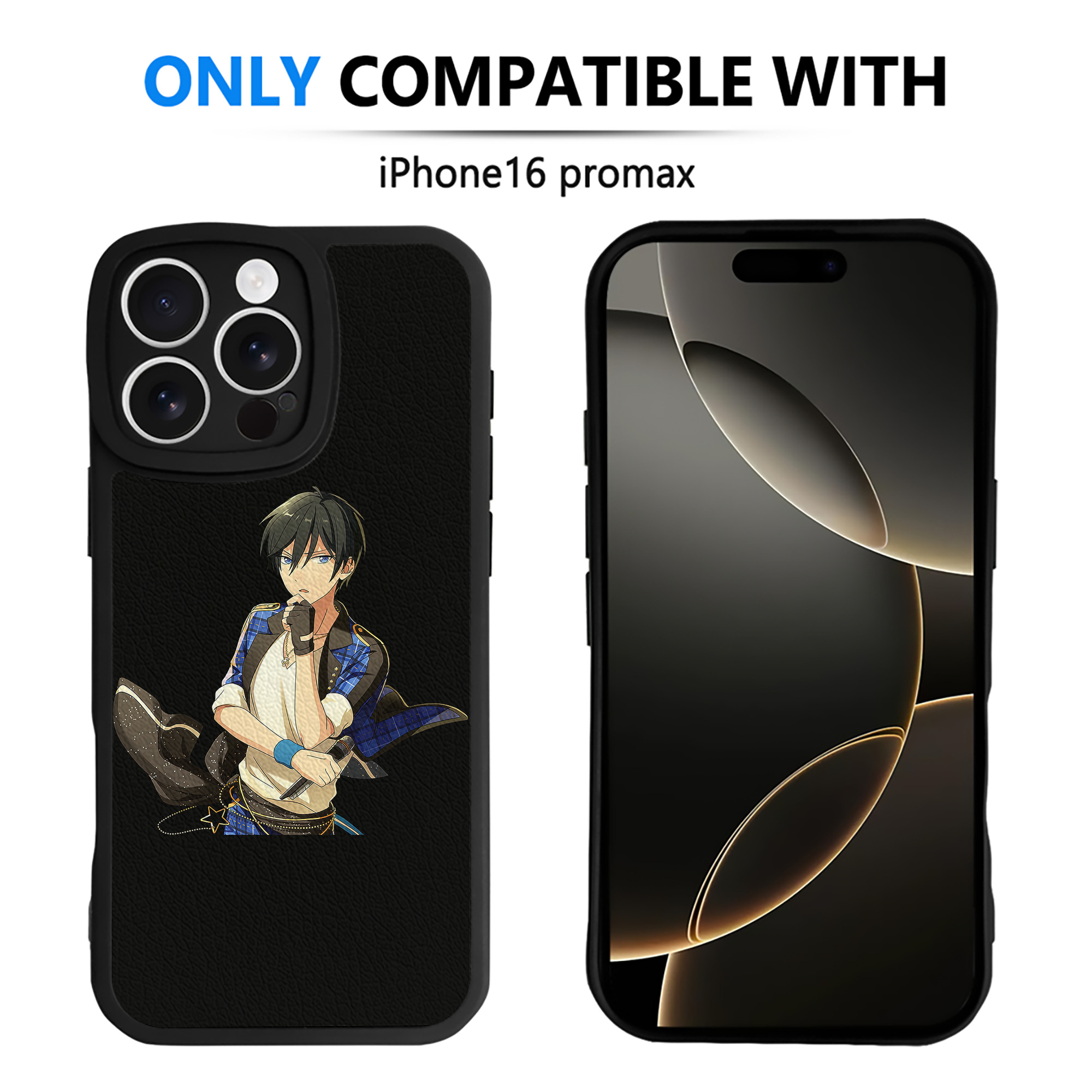 （画像用） あんさんぶるスターズ! Ensemble Stars 【iPhone 16シリーズ対応】シリコンスマホケース（レザー調） 材質：シリコン